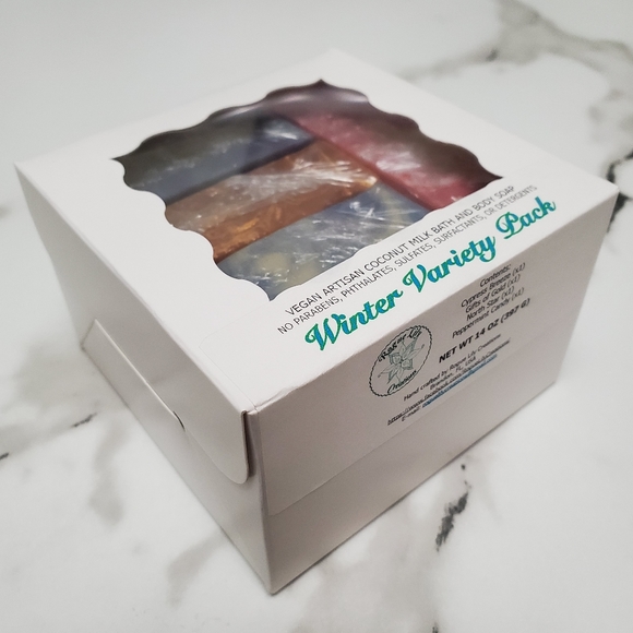 Artisan Coconut Milk Soap: Winter Variety Pack 2023 LAST INVENTORY - Picture 1 of 7